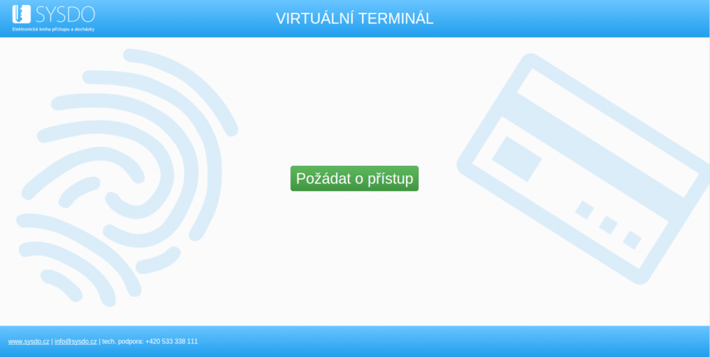 Požádejte o přístup do veřejného virtuálního terminálu